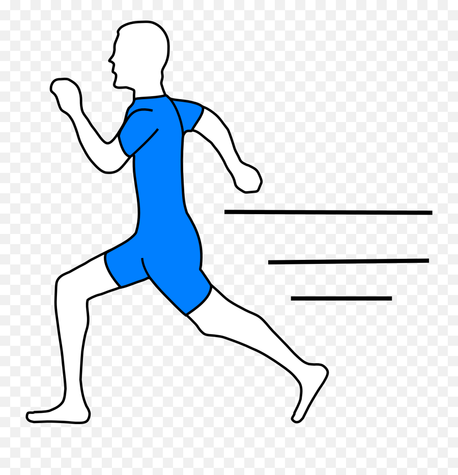 Drawing Running Athlete - Draw A Person Running Easy Png,Athlete Png