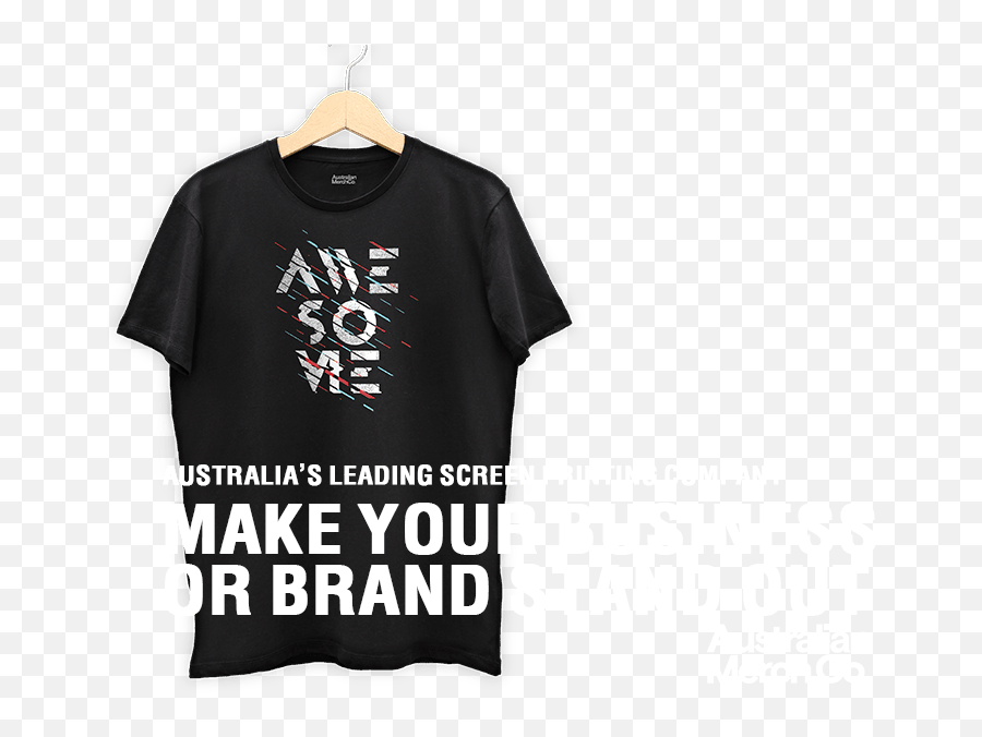 Screen Printing U0026 Vinyl Transfers Services Australian - Deep South Crane Png,Black T Shirt Png