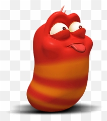 Larva Red Sticking Out Tongue Transparent Png - Stickpng Larva In Real Life,Tongue Transparent