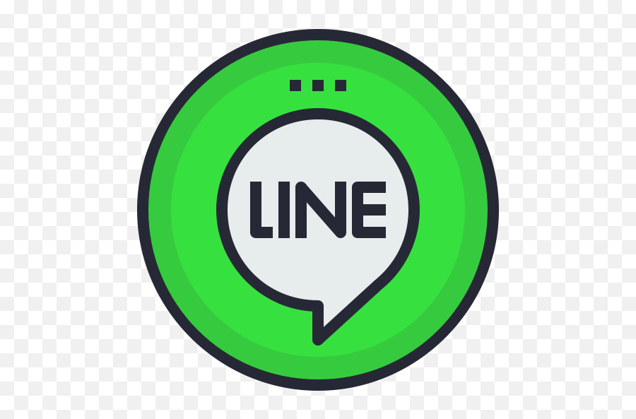 Line Free Icon Of Social Media Colored Icons - Line Png,Red Underline Png