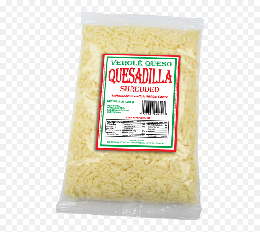 Quesadilla Shredded Cheese 5lb - Shredded White Mexican Cheese Png,Shredded Cheese Png