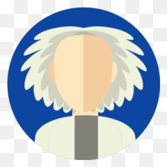 Back To The Future Cientist Doc - Clipart png