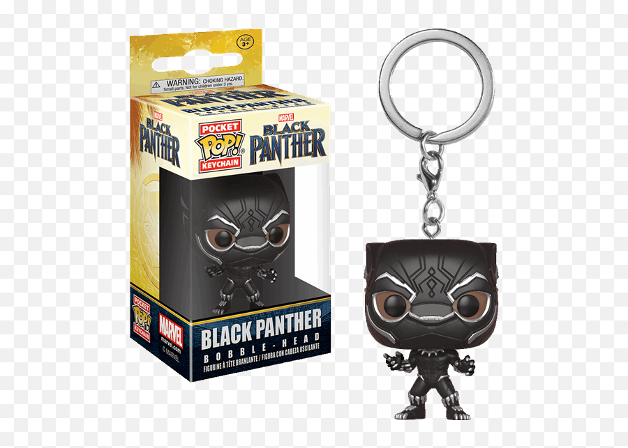 Marvel - Black Panther Pocket Pop Vinyl Keychain Black Panther Pocket Pop Png,T'challa Png