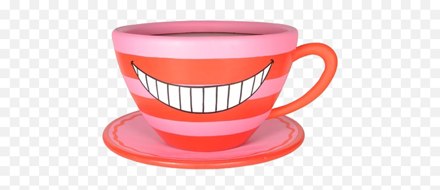 Oversized Teacup - Cheshire Cat Saucer Png,Cheshire Cat Smile Png