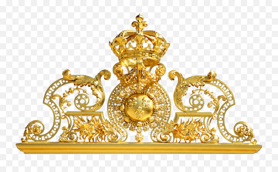 Gold Crown Transparent Decorative - Palace Of Versailles Png,Gold Crown Transparent Background