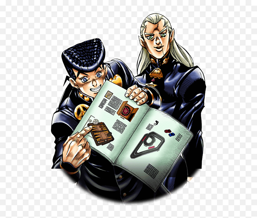 Ssr Josuke Higashikata And Mikitaka Hazekura - Jojoss Wiki Mikitaka Transparent Png,Josuke Transparent