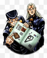 Ssr Josuke Higashikata And Mikitaka Hazekura - JoJoSS Wiki Transparent png