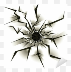 Bullet Hole Vector Illustration Sticker U2022 Pixers - We live change Einschusslöcher Comic png