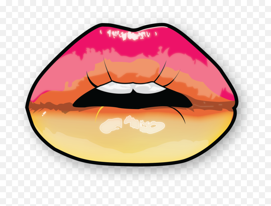 Download Clint Dehner - Cartoon Lip Gloss Png Full Size Cartoon Lip Gloss Logo,Lip Gloss Png
