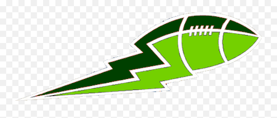 Lightning Clipart Green - Lightning Football Png,Green Lightning Png