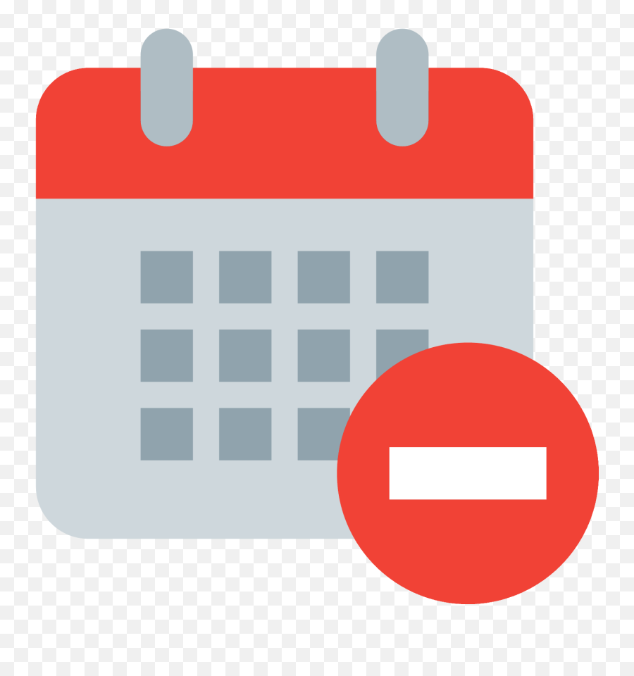 Calendar Minus Icon - Transparent Date Time Png,Minus Icon