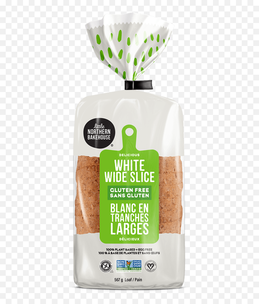 White Wide Slice - Little Northern Bakehouse Gluten Free Sprouted Grain Bread Png,White Bread Png