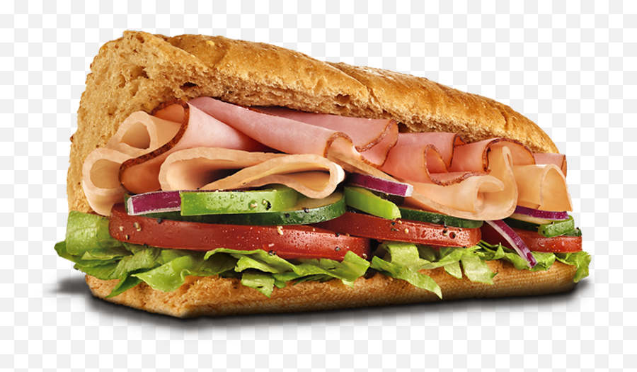 Png Subway Sandwich Double Bacon - Sub Sandwich Transparent Background,Subway Sandwich Png