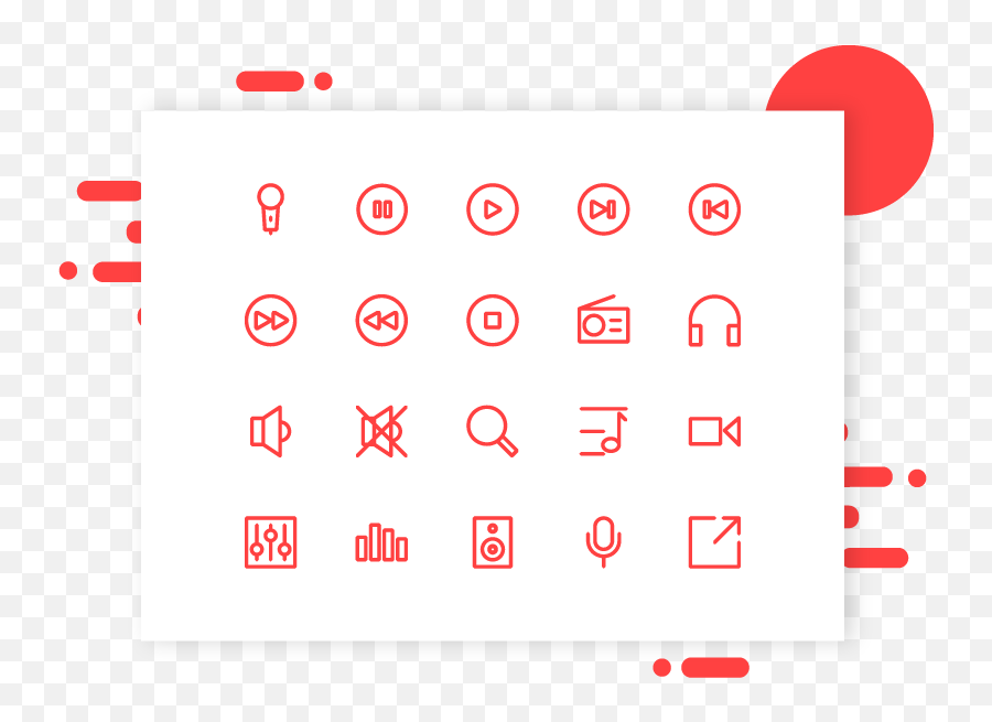 Download Music Icon Symbol Outline Line App - Dot Png,Music App Icon Png