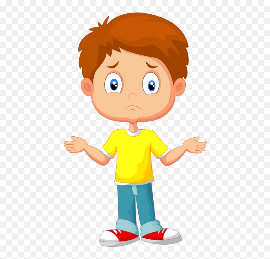 Kid Confused Png Image With Transparent - Confused Kid Clipart,Boy Transparent Background