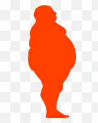 Big Image - Morbid Obesity Clipart Full Size Art png