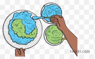 Shaving Cream Craft Earth Damage Evironmental Green - Language png