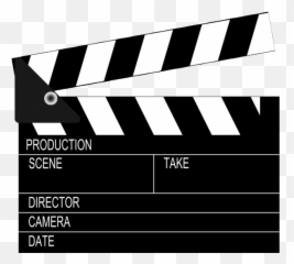 Movie Clapper Board Png Svg Clip Art - Clipart Movie Film Reel,Clapper Icon