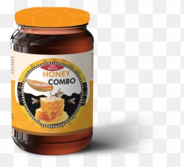 Honey Jar Glass Bottle Mockup - Honey Bottle Png,Honey Jar Png