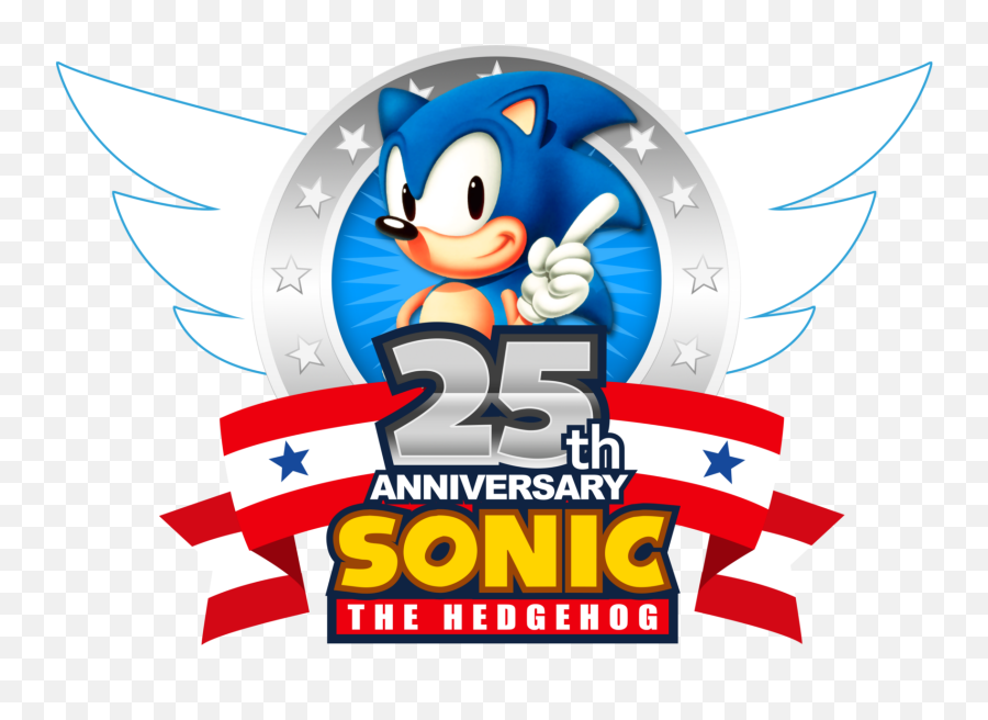Sonic The Hedgehog 25 Years In Marketing And Brand - Sonic 25th Anniversary Logo Png,Sonic The Hedgehog Icon