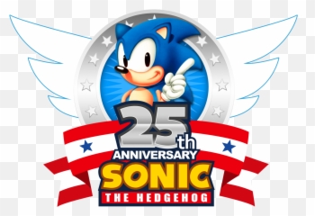 Sonic The Hedgehog 25 Years In Marketing And Brand - 25th Anniversary Logo png