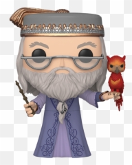 Albus Dumbledore With Fawkes Funko - Funko Pop Harry Potter Dumbledore Png,Dumbledore Png