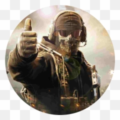 Burgeoning Gamer Girl Plays U0027call Of Dutyu0027 By M R - Cool Of Profile png