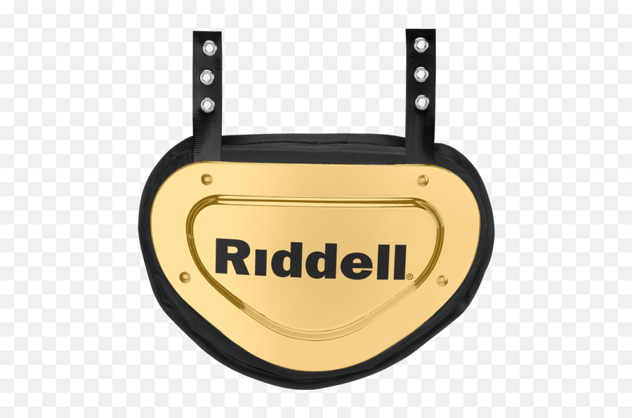 Back Plates Shoulder Pad Accessories Open - Football Back Plate Riddell Png,Gold Chrome Icon