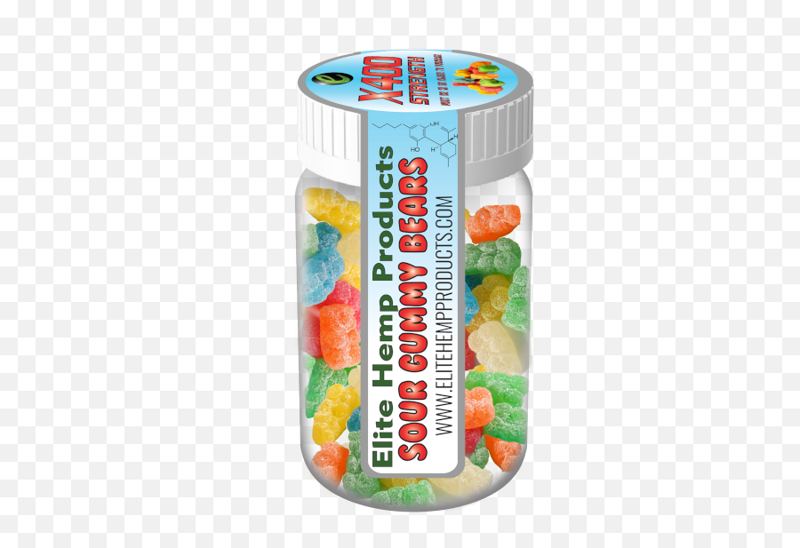 Cbd Gummy Bear X400 Strength Elite Hemp Products - Gummy Candy Png,Gummy Bear Png