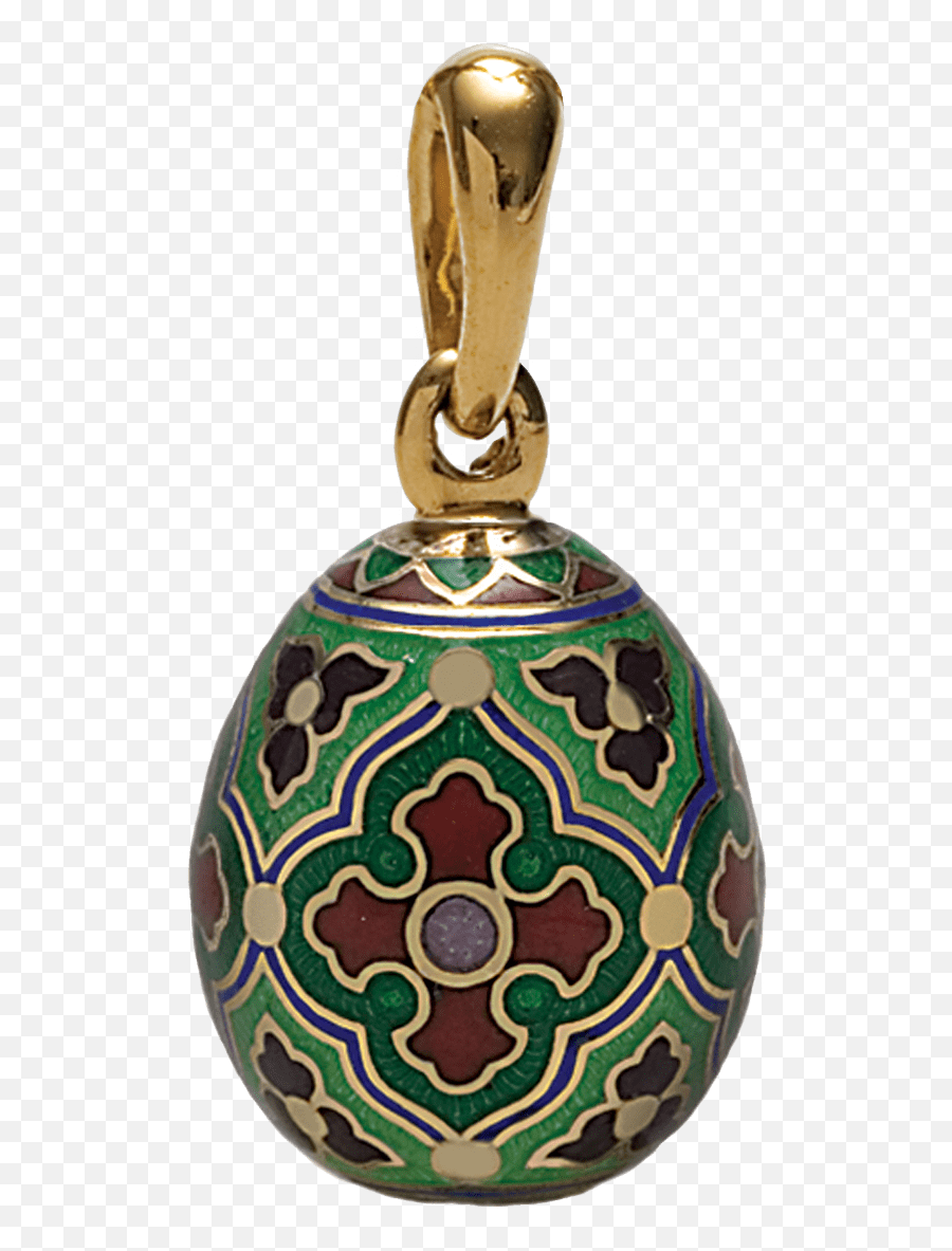 Enamel Easter Egg Pendant U201ccrossu201d - Solid Png,Alexander Nevsky Icon