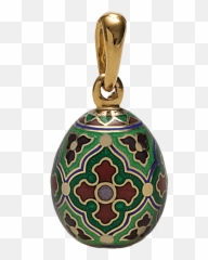 Enamel Easter Egg Pendant U201ccrossu201d - Solid png