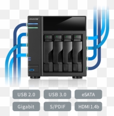 Asustor - Datasheet Asustor As6404t Nas png