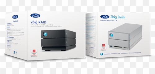 2big Dock Thunderbolt 3 Lacie Us - Lacie Raid Box png