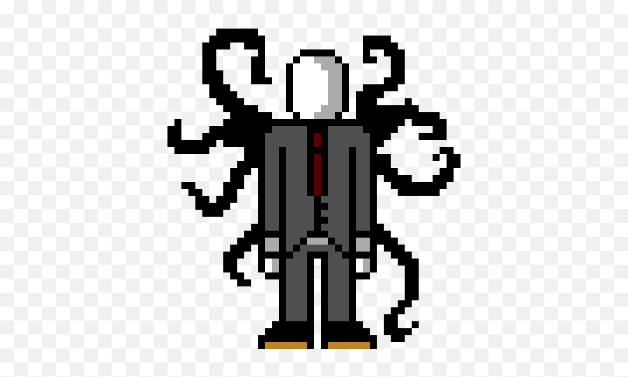 Pixel Art Gallery - Pixel Art Minecraft Slenderman Png,Warframe Teamspeak Icon