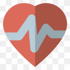 Pulse Icon From Scientific Study Pack Style - Flat Heart png