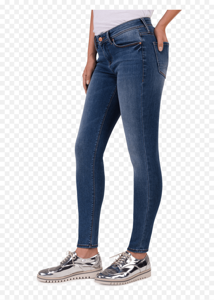 Skinny Mid Rise Jeans Transparent PNG