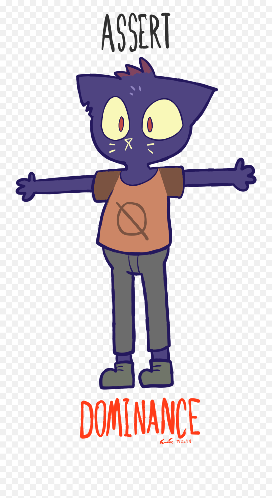 T-Pose To Assert Dominance - Meme - Pin