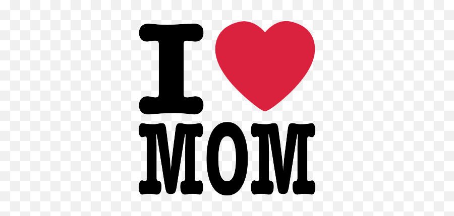 I Love Mom Mothers Day Logo Png - Meri Maa,Mom Png