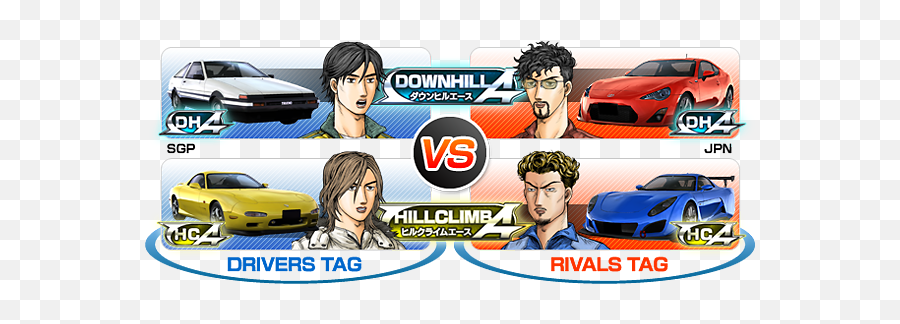 Initial D Arcade Stage 7 Aa X Official - Initial D Team Logos Png,Initial D Logo