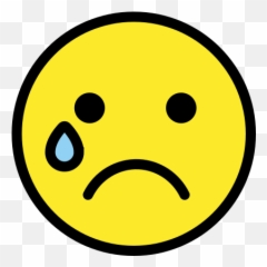 Crying Face - Emoji Meanings u2013 TypographyGuru Smiley png