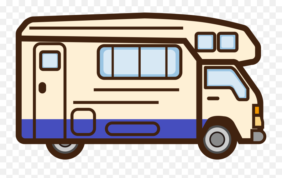 Caravan Png - Rv Car Transportation Cartoon Png And Vector Rv Cartoon,Car Cartoon Png