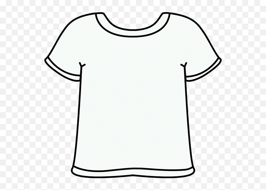 Tshirt Clip Transparent Background - White T Shirt Clipart Png,White Shirt Transparent Background