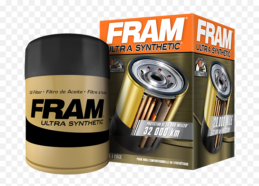 Fram Ultra Synthetic Oil Filters How - Fram Filters Png,Fram Png