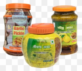 Patanjali Pickle Combo Amla Lemon Garlic - Buy Patanjali Garlic Pickle Png,Pickle Png