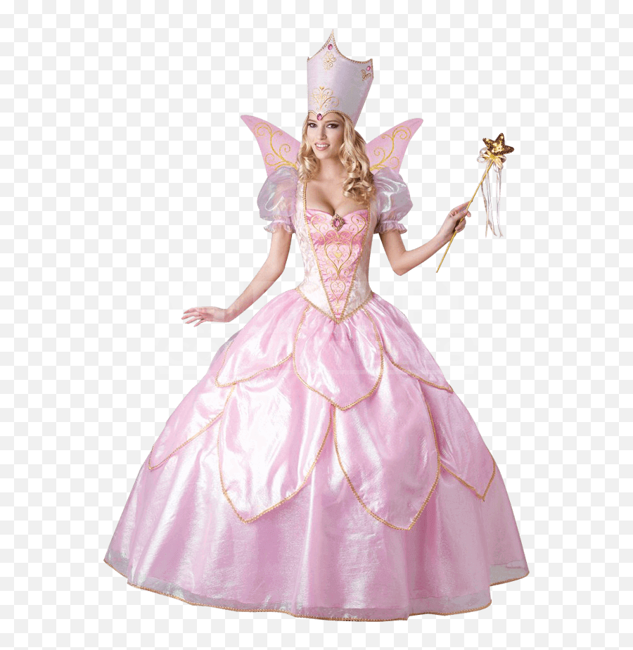 Fairy Godmother Deluxe Adult Costume - Glinda Good Witch Costume Png,Fairy Godmother Png