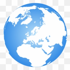 Earth Globe Centered - Globe Terrestre Vectoriel Gratuit Png,Europe Map Png