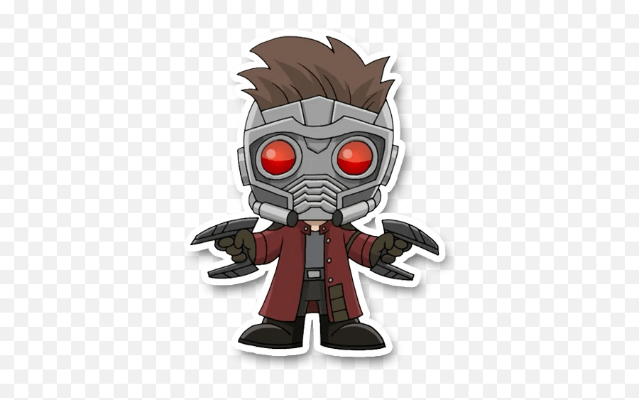 Chibiu201d Stickers Set For Telegram - Star Lord Chibi Png,Star Lord Png