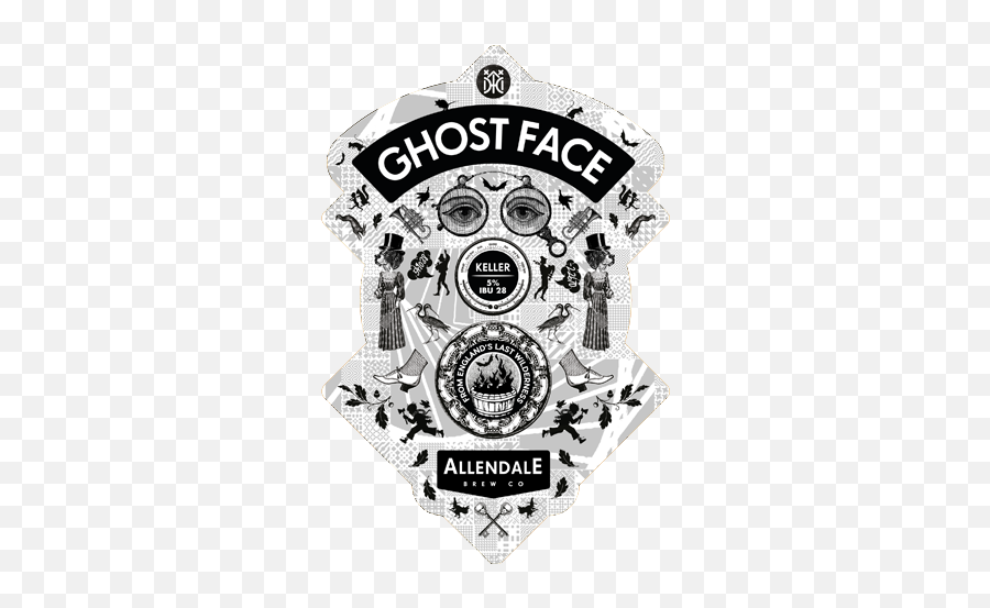 Ghost Face - Badge Png,Ghost Face Png