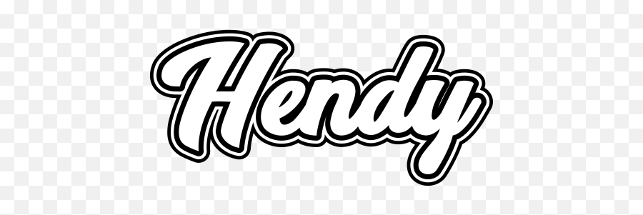Music Listen To Hendy - Calligraphy Png,Apple Music Logo White