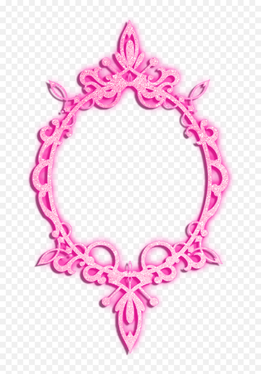 Glitter Clip Art Clipart - Pink Glitter Frame Png Hot Pink Sparkle Glitter Frame Png,Sparkles Png Transparent